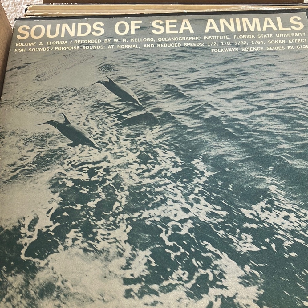 Sounds of sea animals lp